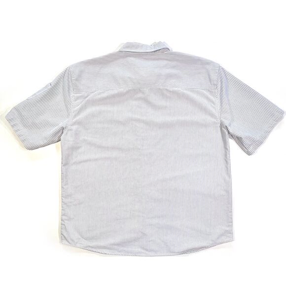 Whataburger Men's Striped Button-Down Shirt XL - Picture 3 of 5